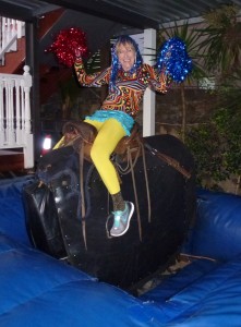 A bull rider